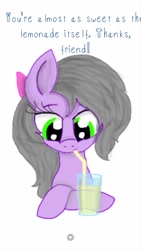 Size: 721x1280 | Tagged: safe, artist:joythegrumpypony, oc, oc only, drink, solo, tumblr