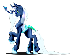 Size: 3648x2736 | Tagged: safe, artist:bludraconoid, oc, oc only, changeling, blue changeling, simple background, solo, transparent background, vector