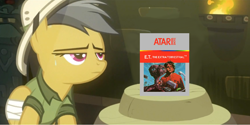 Size: 1280x640 | Tagged: safe, daring do, atari 2600, bad treasure, e.t. the video game, exploitable meme, meme