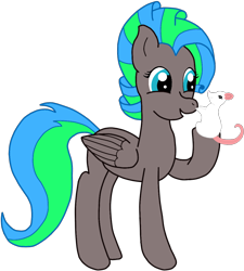 Size: 1078x1197 | Tagged: safe, artist:kitsamoon, oc, oc only, pegasus, pony, rat, solo