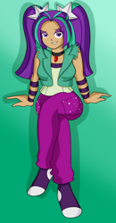 Size: 1024x1962 | Tagged: safe, artist:fairiegirl101, aria blaze, equestria girls, rainbow rocks, humanized, solo