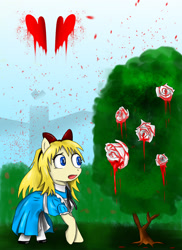 Size: 1875x2578 | Tagged: safe, artist:mlj-lucarias, derpibooru import, alice in wonderland, ponified, solo