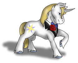 Size: 1565x1268 | Tagged: safe, artist:philosophypony, prince blueblood, pony, mane, solo