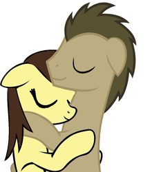 Size: 838x954 | Tagged: safe, doctor whooves, oc, canon x oc, cute, female, male, ms paint, romantic, sleeping, straight, sweet