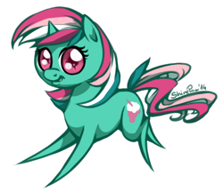 Size: 600x518 | Tagged: safe, artist:shinepawpony, derpibooru import, fizzy, g1, solo