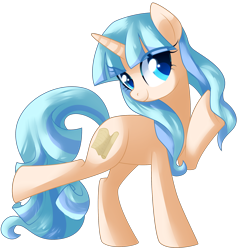 Size: 2000x2091 | Tagged: safe, artist:xnightmelody, oc, oc only, oc:opuscule antiquity, pony, unicorn, female, looking at you, looking sideways, mare, simple background, smiling, solo, transparent background