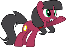 Size: 1280x926 | Tagged: safe, artist:strawberry-pannycake, oc, oc only, oc:macdolia, earth pony, pony, pigtails, simple background, solo, transparent background, vector