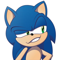 Size: 894x894 | Tagged: safe, artist:shackira, crossover, meme, smugdash, solo, sonic the hedgehog, sonic the hedgehog (series)