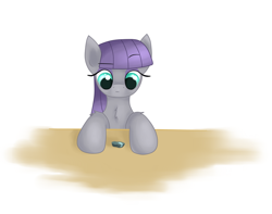 Size: 1024x807 | Tagged: safe, artist:novabytes, derpibooru import, maud pie, rock, solo