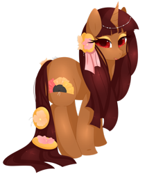 Size: 822x971 | Tagged: safe, artist:xeella, oc, oc only, oc:princess kona, pony, unicorn, solo