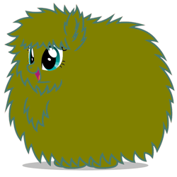 Size: 894x894 | Tagged: safe, artist:mixermike622, edit, oc, oc only, oc:fluffle puff, open mouth, recolor, simple background, smiling, solo, transparent background, vector