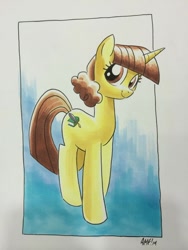 Size: 768x1024 | Tagged: safe, artist:tonyfleecs, oc, oc only, solo, traditional art