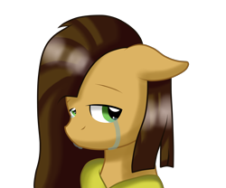 Size: 3000x2500 | Tagged: safe, artist:stockingstreams, cheese sandwich, cheesamena, crying, depressed, high res, sad, simple background, solo, straight hair, transparent background, vector