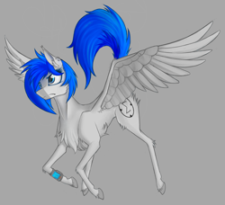 Size: 2300x2100 | Tagged: safe, artist:avristed, oc, oc only, oc:sapphire sights, fallout equestria, pipbuck, solo