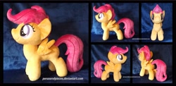 Size: 3600x1754 | Tagged: safe, artist:peruserofpieces, scootaloo, irl, photo, plushie