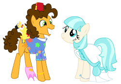 Size: 13463x9354 | Tagged: safe, artist:mokrosuhibrijac, cheese sandwich, coco pommel, absurd resolution, cheesecoco, clothes, dress, female, fez, hat, male, shipping, straight, wedding dress