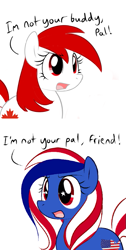 Size: 409x809 | Tagged: safe, artist:marytheechidna, oc, oc only, pony, ask canada pony, canada, canada pone, nation ponies, ponified, south park