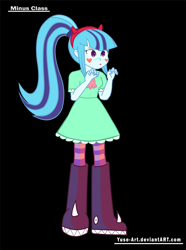 Size: 4246x5704 | Tagged: safe, artist:minusclass, sonata dusk, equestria girls, absurd resolution, clothes, cosplay, costume, crossover, solo, sonata butterfly, star butterfly, star vs the forces of evil