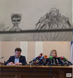 Size: 2264x2392 | Tagged: safe, artist:jellymaggot, human, comparison, crimea, irl, irl human, microphone, natalia poklonskaya, photo, ponified