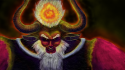 Size: 1920x1080 | Tagged: safe, artist:thatannoyingguy, lord tirek, looking at you, magic, solo