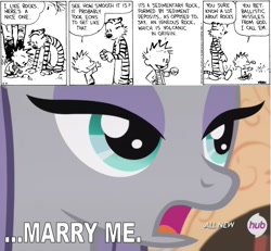 Size: 601x556 | Tagged: safe, maud pie, calvin and hobbes, image macro, meme, obligatory pony