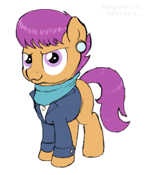 Size: 357x423 | Tagged: safe, artist:haretrinity, ms. harshwhinny, scootaloo, professionalism, simple background, solo, transparent background