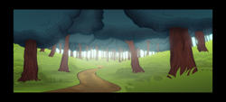 Size: 3258x1468 | Tagged: safe, artist:alterhouse, background, forest, scenery, tree, vector