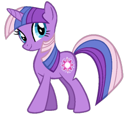 Size: 594x561 | Tagged: safe, artist:colossalstinker, color edit, twilight twinkle, g3, g3 to g4, generation leap