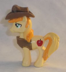 Size: 1553x1689 | Tagged: safe, artist:gryphyn-bloodheart, braeburn, earth pony, pony, apple family, blind bag, custom, hat, irl, male, photo, stallion, toy