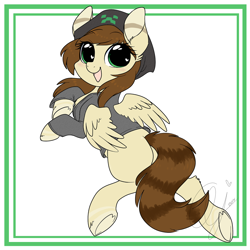 Size: 1280x1280 | Tagged: safe, artist:inkie-heart, oc, oc only, pegasus, pony, clothes, solo