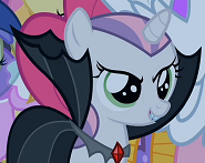 Size: 185x147 | Tagged: safe, screencap, sweetie belle, vampire, luna eclipsed, alternate hairstyle, clothes, costume, nightmare night, solo