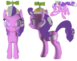 Size: 1280x1024 | Tagged: safe, artist:victordaworker, derpibooru import, screwball, 3d, 3d model