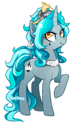 Size: 379x634 | Tagged: safe, artist:tsurime, oc, oc only, oc:teary choir, pony, unicorn, simple background, solo, transparent background