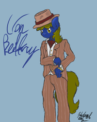 Size: 800x1000 | Tagged: safe, artist:jadedpencil, oc, oc only, anthro, anthro oc, clothes, solo, spy, team fortress 2