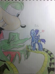 Size: 774x1032 | Tagged: safe, artist:viperpitsfilly, oc, oc only, monochrome, traditional art