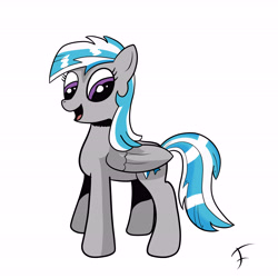 Size: 5808x5808 | Tagged: safe, artist:frolda, oc, oc only, oc:northern cross, pony, absurd resolution, female, mare, smiling, solo