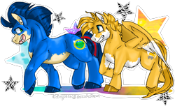 Size: 2300x1400 | Tagged: safe, artist:galaxynite, pony, gimp, miles "tails" prower, ponified, sonic the hedgehog, sonic the hedgehog (series)