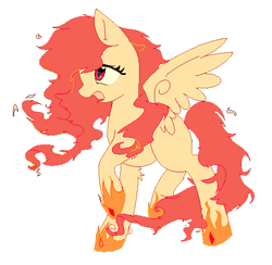 Size: 483x471 | Tagged: artist needed, safe, derpibooru import, oc, oc only, mane of fire