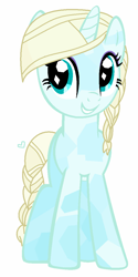 Size: 572x1144 | Tagged: safe, artist:ayenamie, crystallized, elsa, frozen (movie), ponified, solo