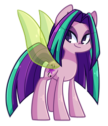 Size: 788x916 | Tagged: safe, artist:looji, aria blaze, pony, equestria girls, rainbow rocks, female, mare, simple background, solo, transparent background, vector, wings