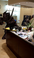 Size: 517x889 | Tagged: safe, artist:aphexangel, armor, cardboard cutout, staff, sword, wizard