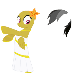 Size: 493x495 | Tagged: safe, artist:selenaede, daring do, base, clothes, cute, dress, wedding