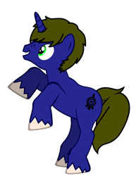 Size: 1652x2138 | Tagged: artist needed, safe, oc, oc only, pony creator, code lyoko, pony maker, pose, simple background, solo, transparent background, xana
