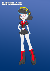 Size: 2149x3035 | Tagged: safe, derpibooru import, equestria girls, equestria girls-ified, transformers, windblade