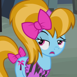 Size: 697x698 | Tagged: safe, screencap, turf, putting your hoof down, female, mare, raised eyebrow, snobby, solo