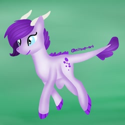 Size: 630x630 | Tagged: safe, artist:nilsup, oc, oc only, oc:crystal clarity, dracony, hybrid, interspecies offspring, kilalaverse, offspring, parent:rarity, parent:spike, parents:sparity, simple background, solo