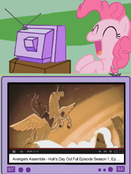 Size: 729x972 | Tagged: safe, alicorn, pony, avengers, exploitable meme, meme, obligatory pony, the incredible hulk, tv meme