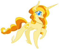 Size: 1867x1536 | Tagged: safe, artist:itspeacocktime, oc, oc only, oc:auri, pony, unicorn, female, necklace, simple background, solo, transparent background, winged hooves