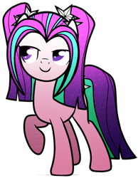 Size: 1990x2569 | Tagged: safe, artist:nintendash, aria blaze, pony, equestria girls, rainbow rocks, equestria girls ponified, ponified, simple background, solo, transparent background