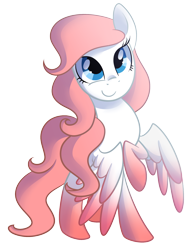 Size: 1368x1758 | Tagged: safe, artist:drawntildawn, oc, oc only, oc:sakura, pegasus, pony, colored wings, gradient wings, solo